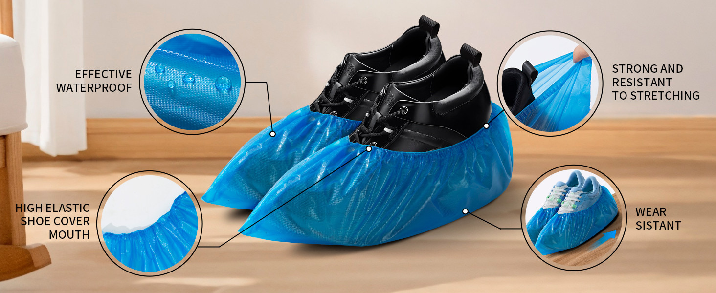 Shoe Covers Disposable Non Slip
