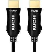 4K Fiber Optic HDMI Cable 30 Feet, 18Gbps 4K 60Hz(4:4:4 HDR10 HDCP2.2) 1440p 144Hz High Speed Ult...