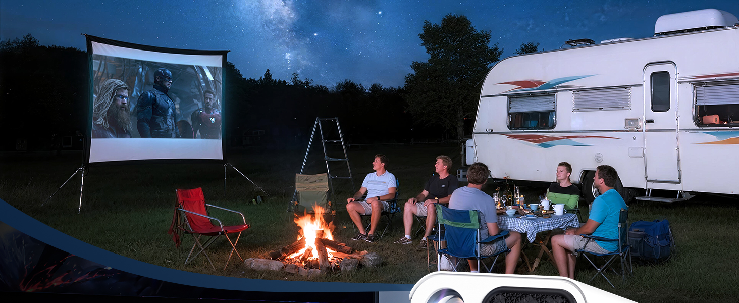 4K Projector with wifi and bluetooth