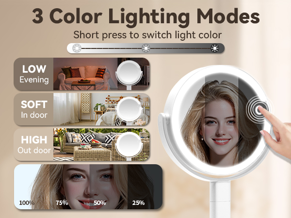 makeup mirror with lights