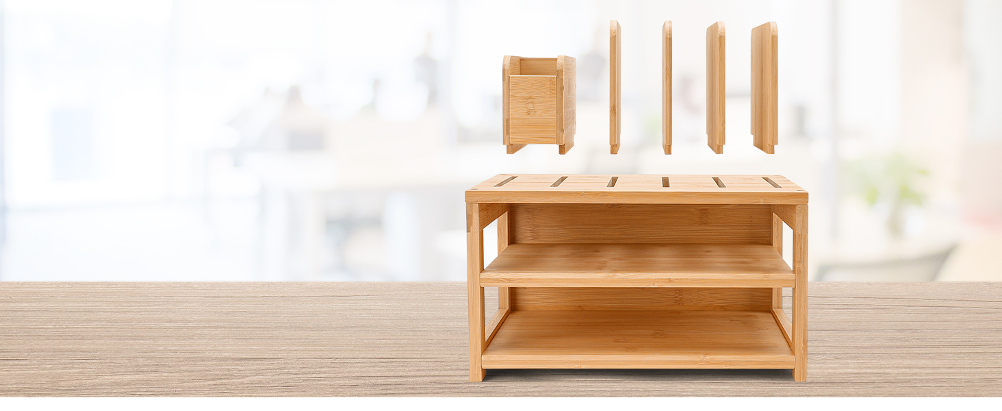 Bamboo Desk Organizer