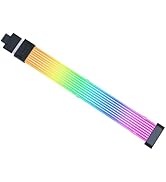 Lian Li Strimer Wireless 16 Pin - Addressable RGB Power Extension Cable with 2.4 GHz Wireless Con...