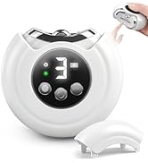 Lucidora 3-in-1 Electric Nail Clipper Automatic Trimmer Grinder Polisher with LED Light, 3 Speed ...