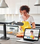 USB document camera classroom teachers 8mp light