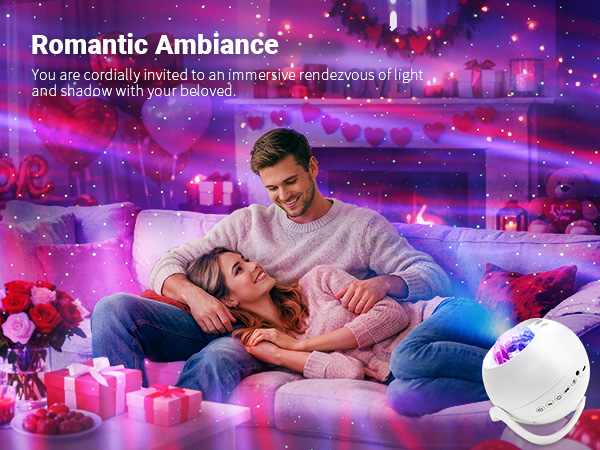 galaxy projector bedroom