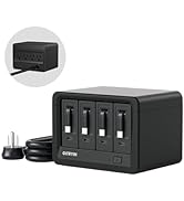 Gitryin 12-in-1 Desktop Charging Station with 4 Retractable Type-C Wall Chargers, 40W USB-C Power...