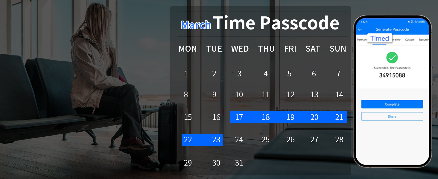keyless entry door lock