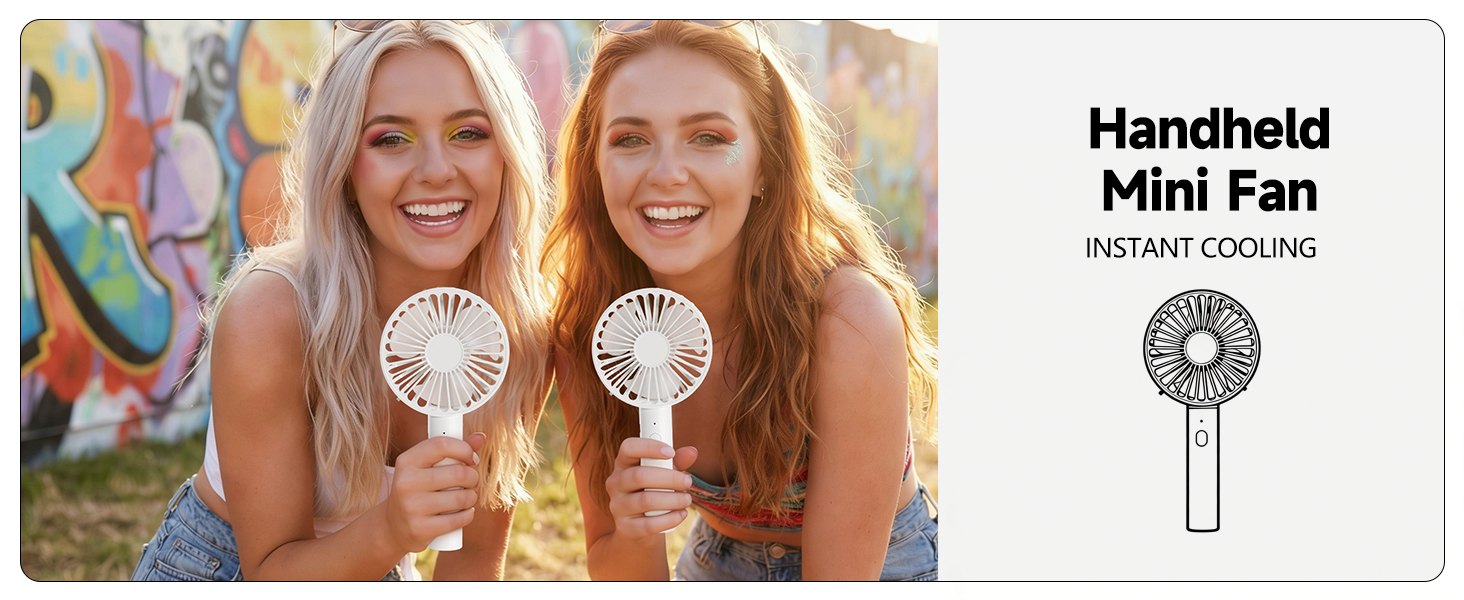 rechargeable fan portable small fan for desk hand fan rechargeable mini handheld fan fan foldable