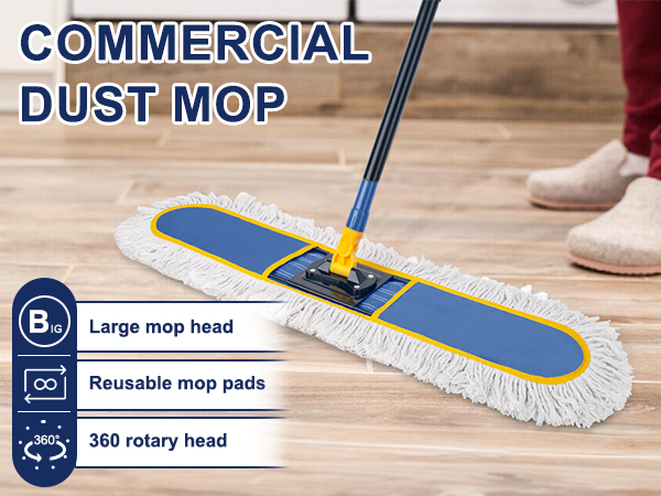 commercial dust mop
