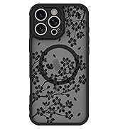 BITOBE Floral Case for iPhone 16 Pro Max [Compatible with MagSafe] Cute Flower Pattern Case for W...