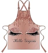 LshyMn Eyes Apron with 2 Pockets,Cook Kitchen Cooking Barbecue Bib Apron for Kitchen Cook Bbq Apr...
