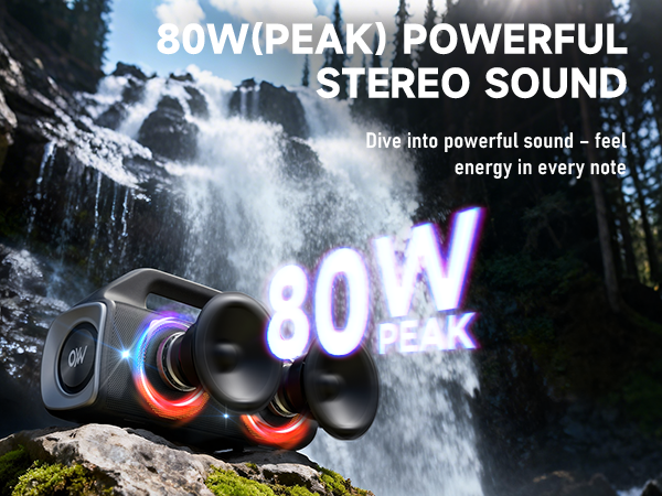 80W speaker