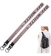 maxin 2pcs Classic Keychain Fashion Keychains Lanyard,Wristlet Strap for Key,key accessorie,Wrist...