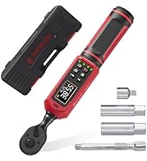 SUERCUP 3/8-inch Digital Torque Wrench(0.66-44.29Ft.Lb/0.9-60N.m) ±1% Accuracy Digital Torque Wre...