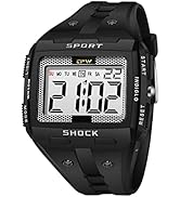 Yihou Mens Digital Sport Watch Waterproof Military Tactical Watches Outdoor Electronic Square Wat...