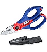 WORKPRO Stainless Electricians Scissors, 6.4