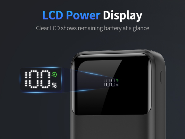 portable charger LCD Power Display