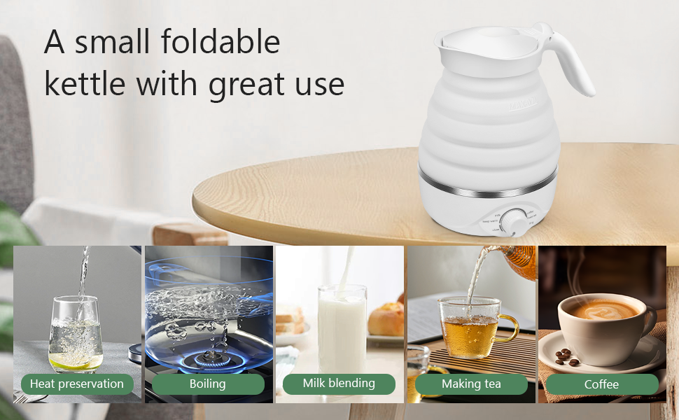 Travel Foldable Electric Kettle