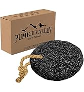 Pumice Stone - Natural Earth Lava Black - Callus/ Corn Remover for Feet Heels and Palm - Pedicure...