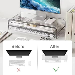 Space-saving acrylic display stand