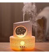 Raindrop Humidifiers for Bedroom,300ML Ultrasonic Small Humidifier, Aromatherapy Essential Oil Va...