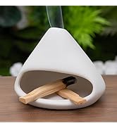 MOUGIGI Palo Santo Burner- Mini Zongzi ceramics chiminea for sage/sticks/sone, ceramics Incense H...