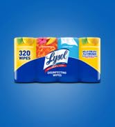 Lysol Disinfecting Wipes Bundle, Home Apartment Dorm Room Essentials and Cleaning Supplies, All P...