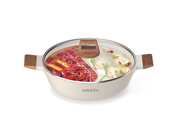 Double-flavor Shabu Shabu Pot with Divider