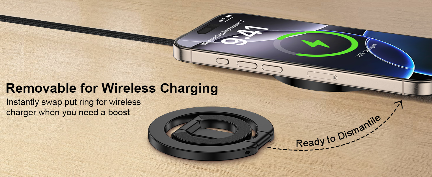 magnetic ring holder for iphone