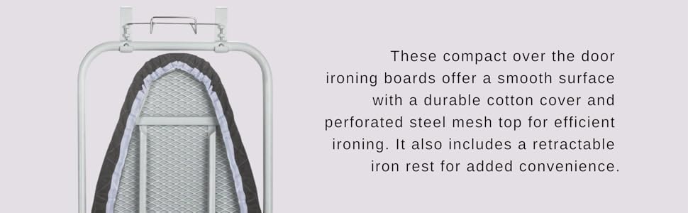 over the door ironing board for small spaces add convenience