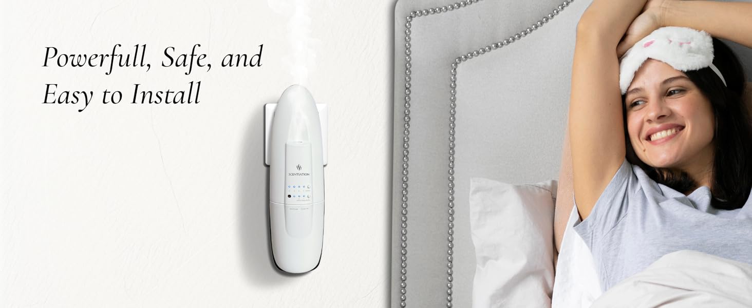 ESSENTIAL OIL PLUG IN WATERLESS DIFFUSER AROMA SCENT DIFUSOR LAVENDER HOTEL DESIGNER SCENTSATION