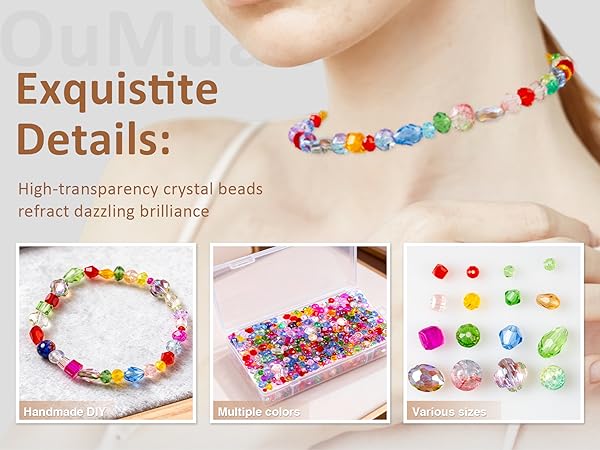 636 colorful beads