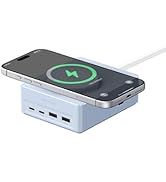 UGREEN Power Strip Surge Protector with 4 Power Outlets, 15w Wireless Charger, 20W PD3.0 USB C Fa...