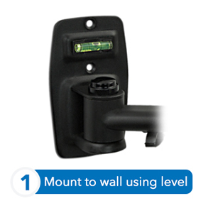 Mount to wall