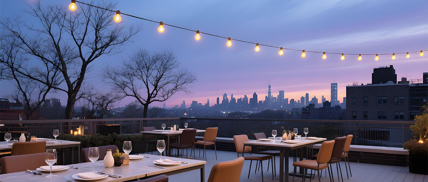 outdoor string lights
