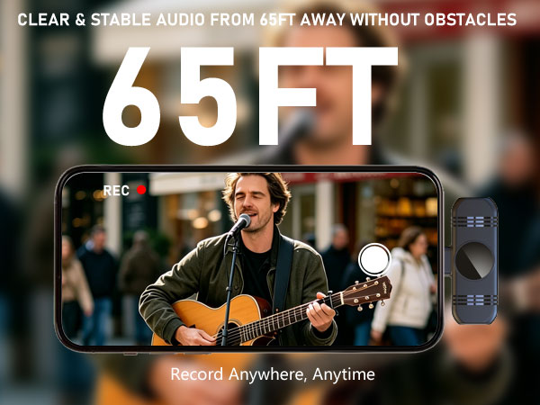4 Wireless Microphones for iPhone Android Phone