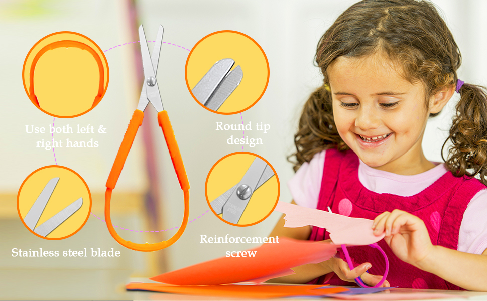 mini loop scissors for kids