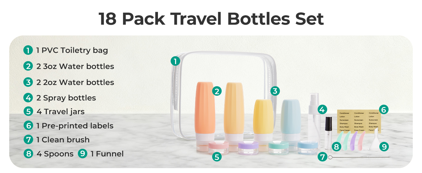 travel bottles