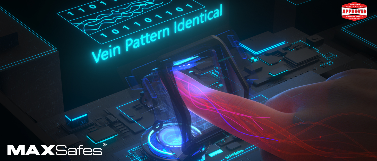 biometric finger vein fingerprint gun safe