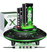 Upgraded Rechargeable Battery Pack for Xbox Controller,2x4800mWh Xbox Rechargeable Battery Pack W...