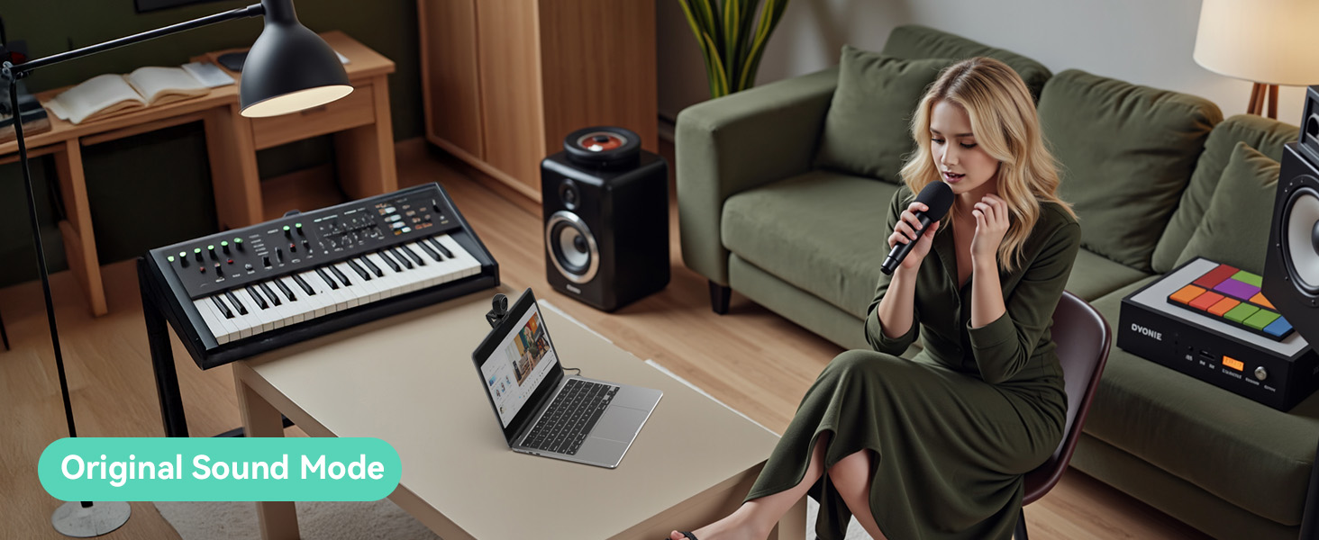 Original Sound Mode EMEET Piko+ Webcam 4K