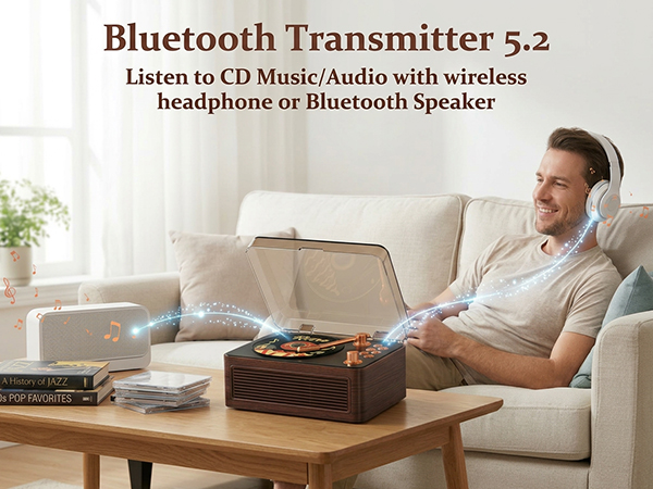 Portable CD Player with Bluetooth