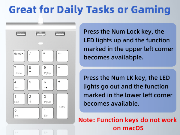 external number pad for laptop