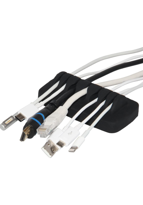 envisioned black weighted cord holder