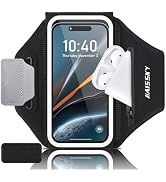 Kebrela Running Phone Armband with Earphone Holder - 3D Design Cell Phone Armband for iPhone 15/1...