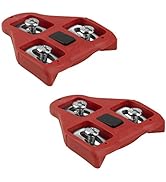 BV Bike Cleats Compatible with Peloton Look Delta (0 Degree or 9 Degree Float)- Indoor Cycling &amp; ...