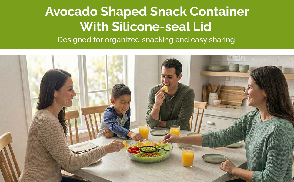 MosJos Avocado Shaped Snack