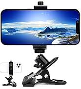 Mippko Clip Clamp Phone Holder,Compatible with 3.5 ~7.5 inch iPhone / Samsung Galaxy / Nexus / HT...