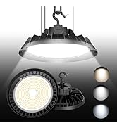 LED High Bay Lights, 240W UFO High Bay LED Shop Lights, 36000LM Adjustable CCT(5700K 5000K 4500K)...