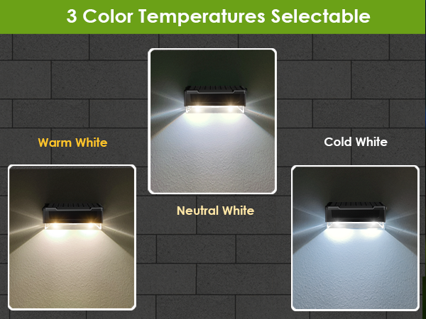 solar fence lights outdoor